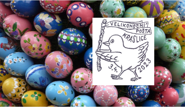 Ani letos nechybí tradiční velikonoční razítko z pošty v Kraslicích, autorem je výtvarník Jiří Slíva