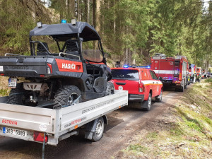 Dělníka v lese zavalila padající kláda, muž utrpěl těžká zranění