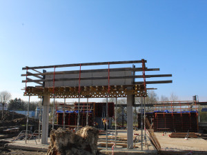 FOTO: V Aši pokračuje výstavba nového nádraží