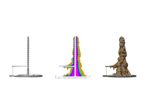 Krasavec před karlovarským Vřídlem bude vznikat postupně působením minerální vody