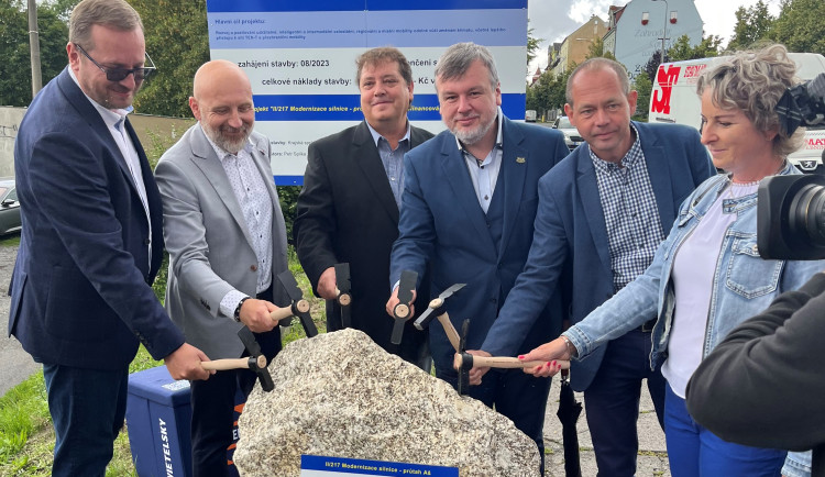 V Aši začala rekonstrukce městského průtahu za 136 milionů korun