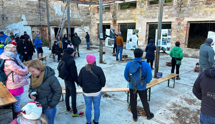 Bývalá důlní převlékárna by v budoucnu měla sloužit jako místo pro setkávání.