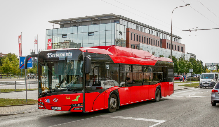Budějcký dopravní podnik prodloužil linku číslo 15
