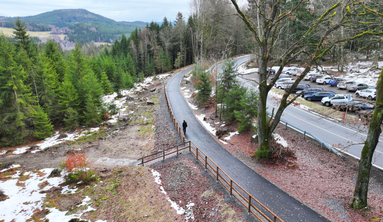 Vltavská cyklostezka z Loučovic do Vyššího Brodu je v provozu
