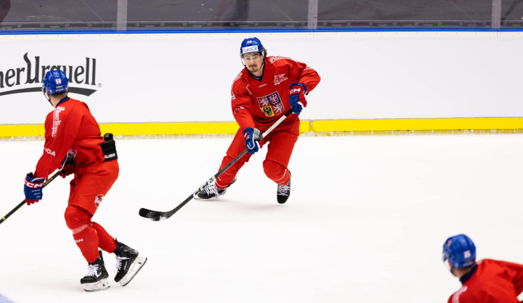 Hokejová reprezentace začala kemp v Karlových Varech už v plné sestavě