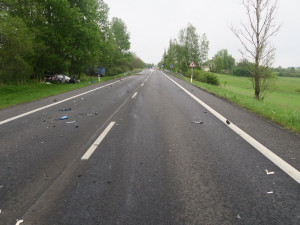 Tragickou nehodu u Andělské hory nepřežil jeden člověk