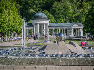 Mariánské Lázně zahájí opravu zpívající fontány za jejího provozu