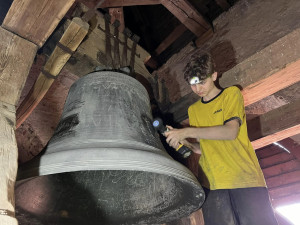 Bruno Bezděk je Liborkovo kamarád a sám je nadšený zvoník