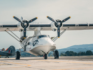 Obojživelné letadlo Catalina, foto: Letecký den Cheb