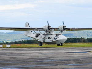 Obojživelné letadlo Catalina, foto: Letecký den Cheb