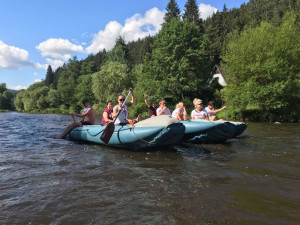 Vodácká sezona na Ohři v Karlovarském kraji je zatím letos silná, spokojené jsou i půjčovny lodí