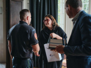 Krajští hrdinové si převzali medaili za zásluhy o bezpečnost