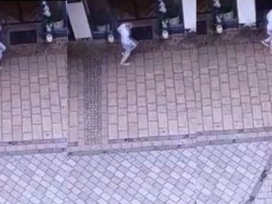 VIDEO: Bezpečnostní kamery zachytily zběsilý úprk zraněného muže z hotelu. Od té doby ho nikdo neviděl