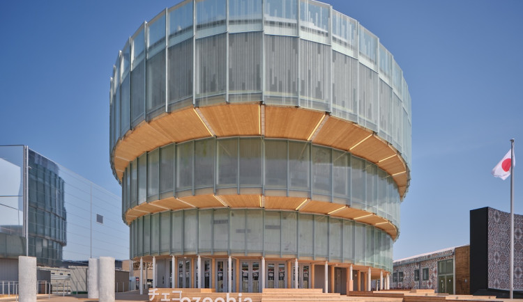 Na japonském Expu otevřeli český pavilon, navrhli ho architekti z Prahy