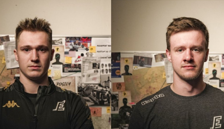 Matteo Kočí (vlevo) a Josef Myšak (vpravo). Foto: Se svolením HC Energie Karlovy Vary