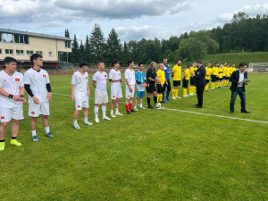 Vietnamci a policisté v Sokolově hráli pro dobrou věc, vybrali skoro sto tisíc