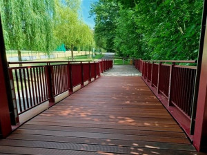 FOTO: Vávrova lávka přes Ohři na Krajince je opět otevřená