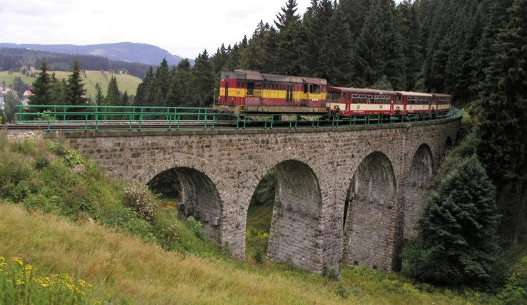 Krušnohorský semmering, historické foto. Foto: Se svolením města Nejdek