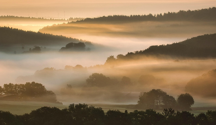 Na Šumavě ráno klesly teploty k bodu mrazu