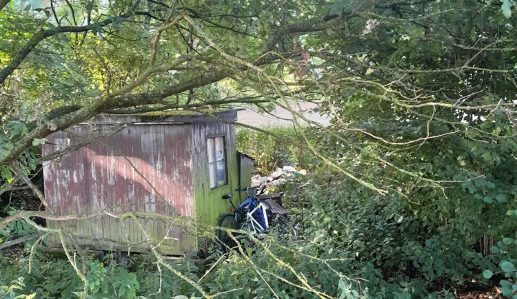 Bezdomovci obsadili starý včelín, vykázat je musela policie