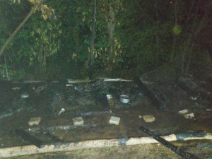 Při požáru chovné stanice ve Žluticích uhynulo pět psů, kotce asi někdo zapálil