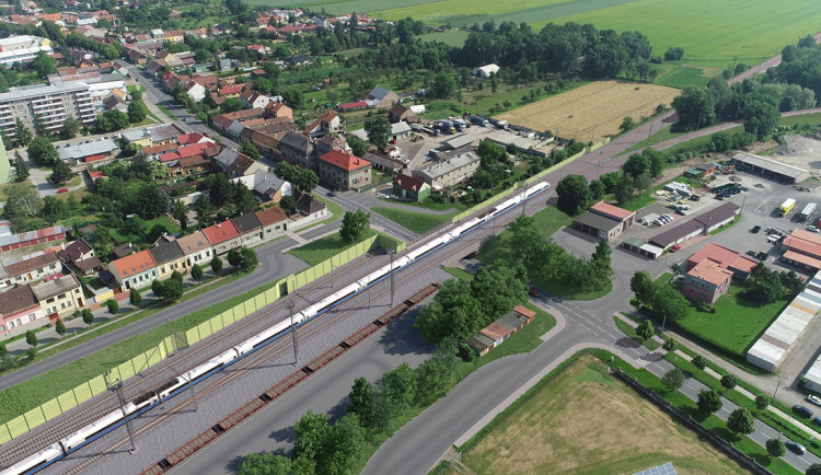Nová nádraží i čtrnáct zrušených přejezdů. Začíná přestavba železnice mezi Přerovem a Kojetínem
