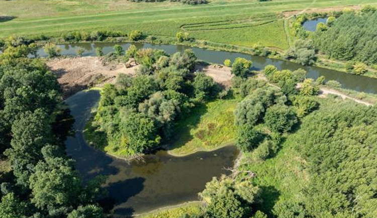 Dyje u Břeclavi se protáhne o kilometr. Vodohospodáři jí vrátí stará ramena