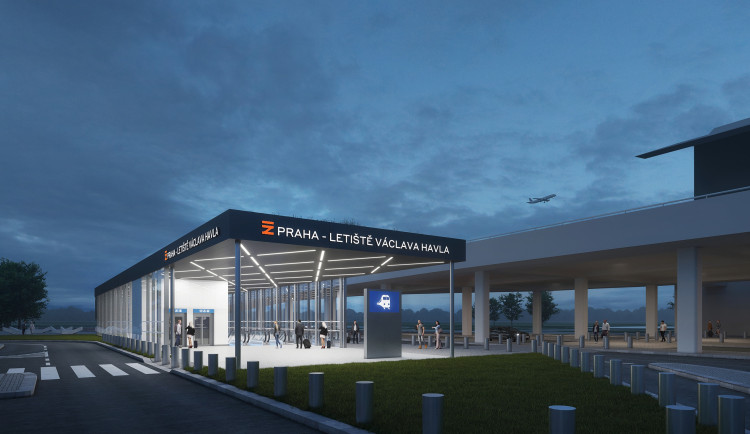 Podzemní nádraží na Letišti Václava Havla má zelenou, stavět začnou za dva roky
