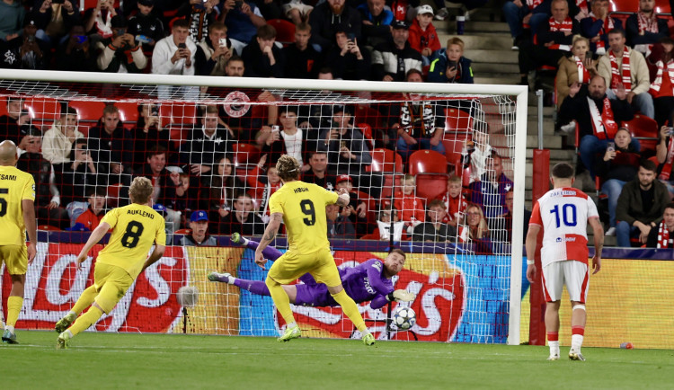 Fotbalisté Slavie ztratili vedení 2:0 a v úvodu LM s Bodö/Glimt remizovali 2:2