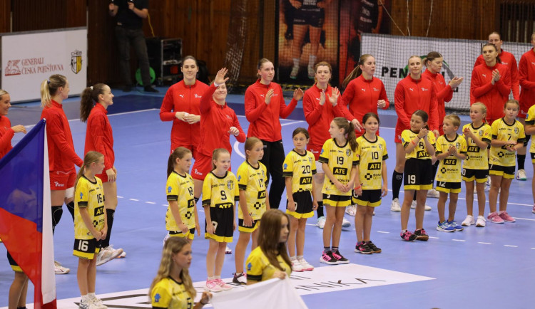Házenkářky udolaly na turnaji v Chebu Chorvatsko gólem tři sekundy před koncem. Foto: Se svolením Českého svazu házené