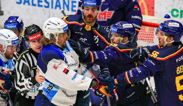 Hokejisté Českých Budějovic deklasovali mistrovské Brno 8:0