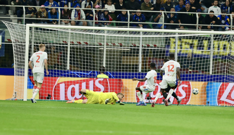 Slavia podlehla 0:3 Interu a utrpěla první porážku v Lize mistrů i v sezoně