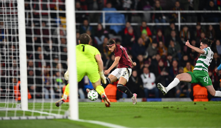 Fotbalisté Sparty začali Konferenční ligu domácí výhrou 4:1 nad Shamrockem