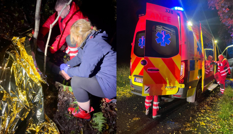 Sedmimetrový pád do rokle i úraz na vozovce. Alkohol stál za oběma nehodami cyklistů
