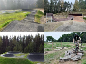 Nejdek na Karlovarsku dokončí nový sportovní areál s pumptrackem do konce října