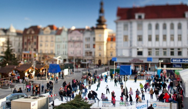 V centru Ostravy opět bude vánoční kluziště pod širým nebem