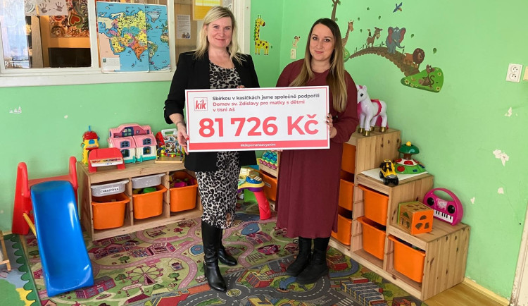 Terapie pro děti i mámy z azylového domu v Aši zaplatí sbírka KiK.