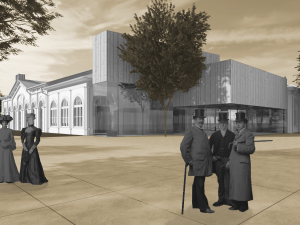 FOTO: Františkovy Lázně obnovují Sadovou kavárnu, získá zpět historickou podobu