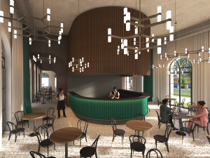 FOTO: Františkovy Lázně obnovují Sadovou kavárnu, získá zpět historickou podobu