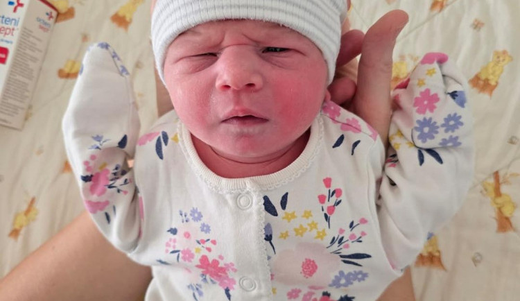 Prvním miminkem roku 2026 na jihu Moravy je Laura, narodila se ve Znojmě