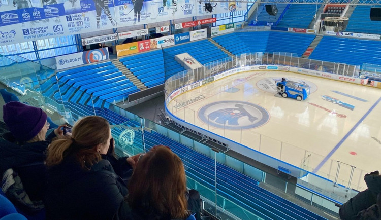 Fanouškům se otevřou jindy nepřístupné části zimního stadionu