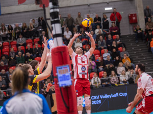 Volejbalisté Karlovarska vyřadili v osmifinále Poháru CEV Olympiakos Pireus