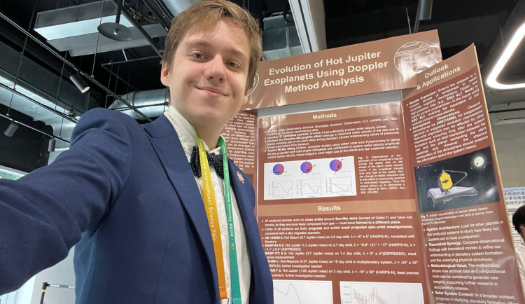 Český gymnazista uspěl mezi světovou vědeckou elitou, nadaný mladík zkoumá exoplanety