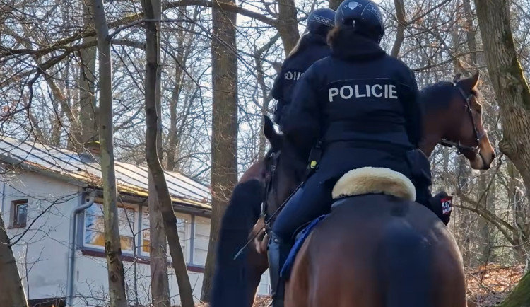 VIDEO: Vloupání ubylo. Opuštěné chaty na Hodonínsku kontrolovali i policejní koně