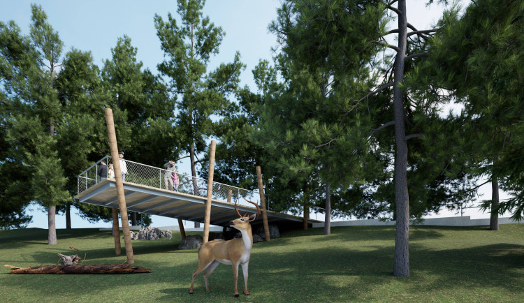 VIZUALIZACE: V brněnské zoo staví výběh pro jelena, který se vrátil ze záhrobí