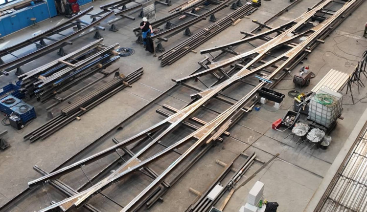 Prostějovská výhybkárna dodala do Brém kolejovou harfu za téměř 227 tisíc eur