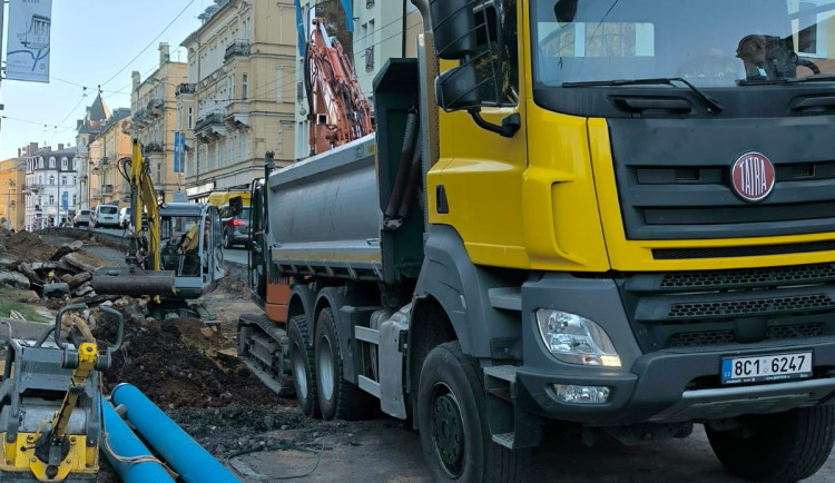 Mariánské Lázně dokončí úpravy Hlavní ulice před lázeňskou sezonou