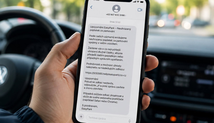 Dorazila vám SMS o pokutě za parkování? Může jít o past