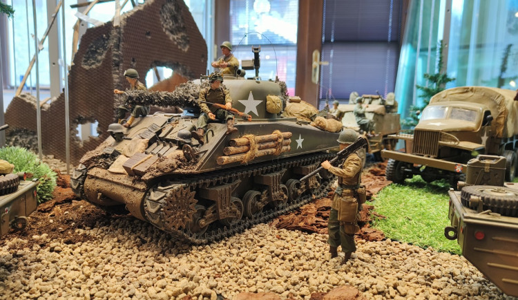 FOTOGALERIE: Výstava modelů vojenské techniky, Dům historie Přešticka
