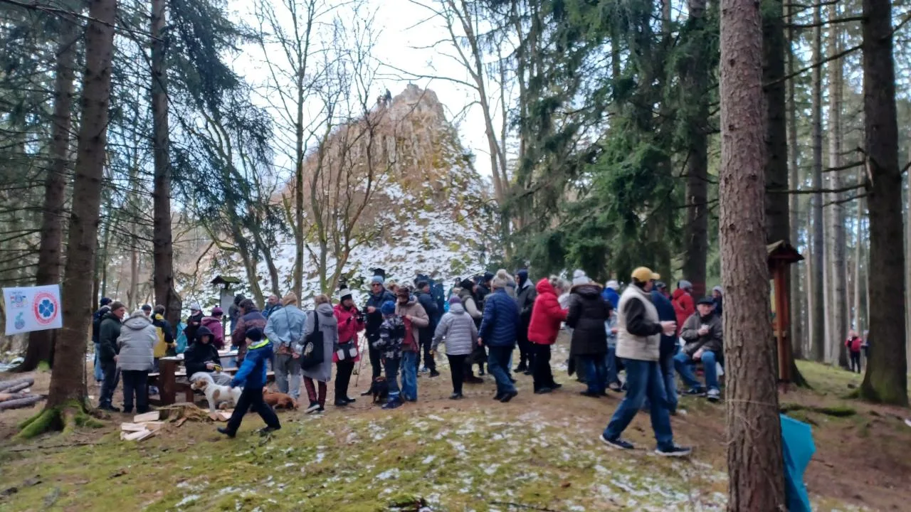 Novoroční výstup k Homolce